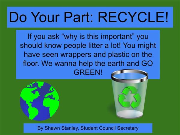 Paper Recycling Flyer